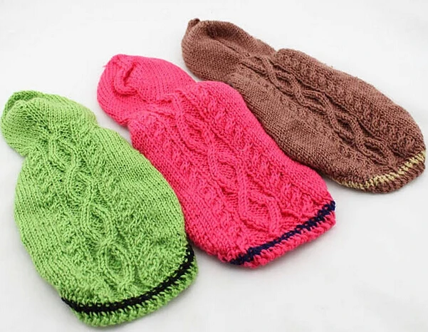 Теплые мягкие свитера ручной работы для собак и кошек одежда толстовка с