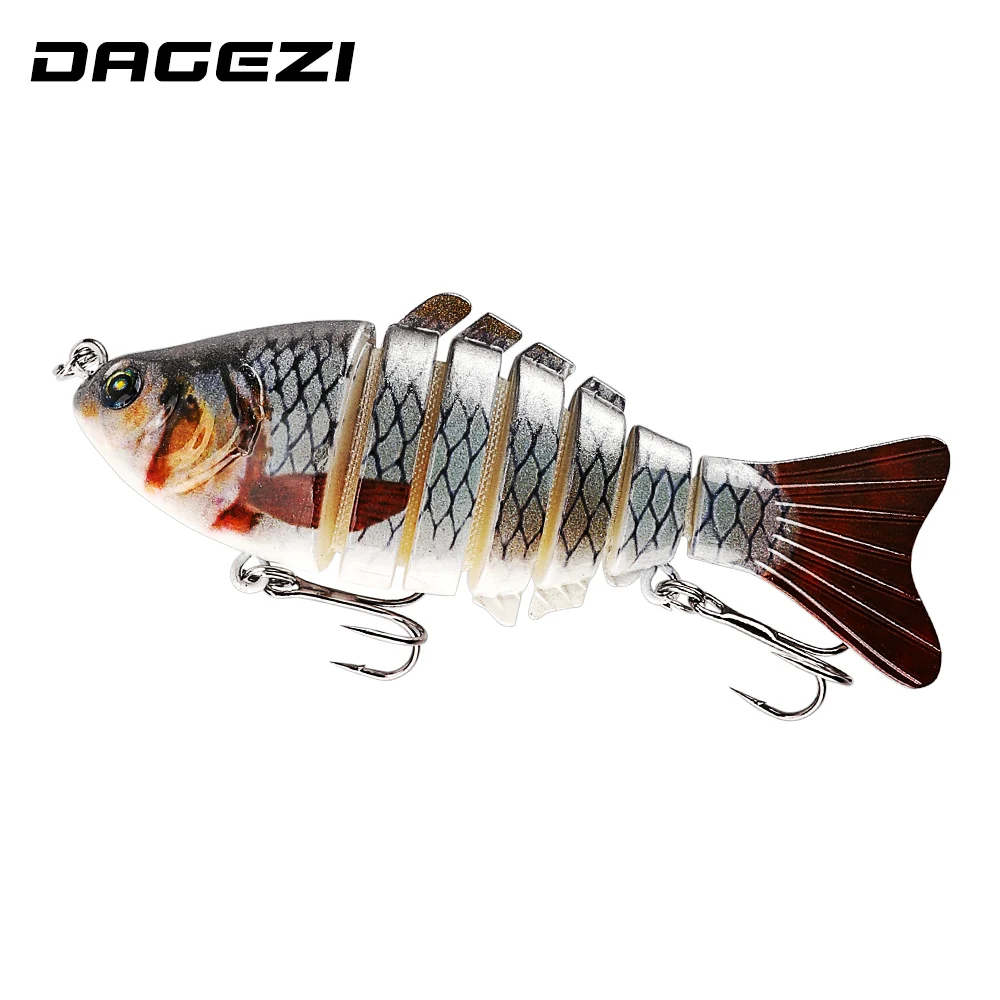 

Приманка рыболовная DAGEZI, 7 сегментов, 9,6 см, 14 г