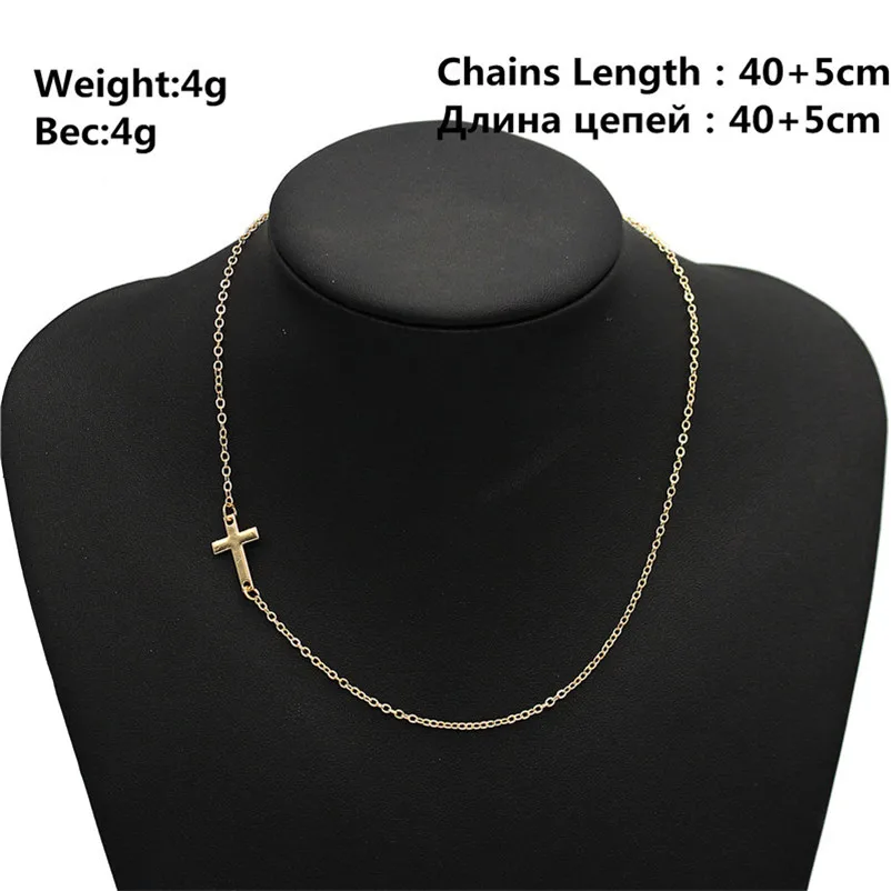 Звезда adolph ювелирные изделия простой крест Цепи чокер ожерелье женский шарм Роскошные массивные Boho
