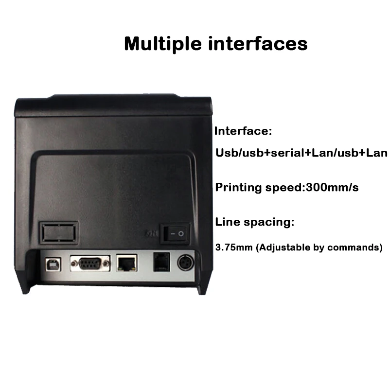 Настольный bluetooth термальный принтер 80 мм с usb отель чеков печатная машина