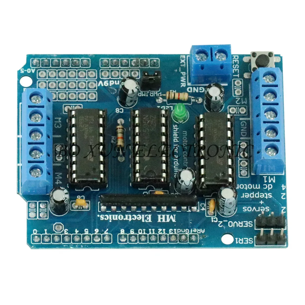 1 шт. Плата расширения привода двигателя L293D для Arduino Duemilanove Mega2560 UNO|Запасные части|