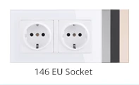 Coswall стеклянная панель двойной USB порт зарядки 2.1A 16A Россия Испания настенная розетка стандарта ЕС с заземлением белый черный золотой серый