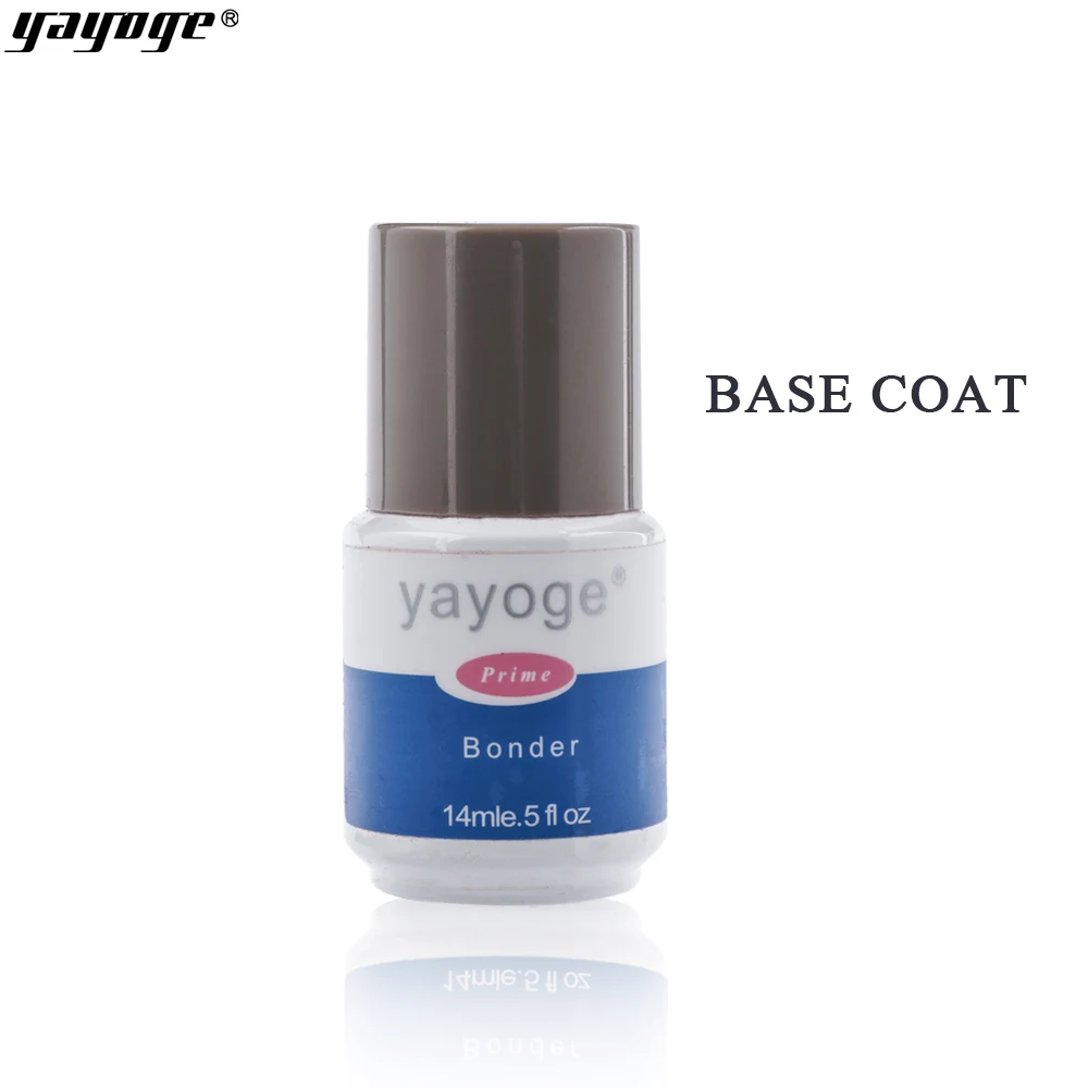 14ml Base Bonder YAYOGE Базовое покрытие верхнее покрытие лак для ногтей не чистый грунтовка для ногтей матовый верхний Бондер стойкий замачиваемый лак для нейл-арта Маникюр - Цвет: 14ml Base Bonder