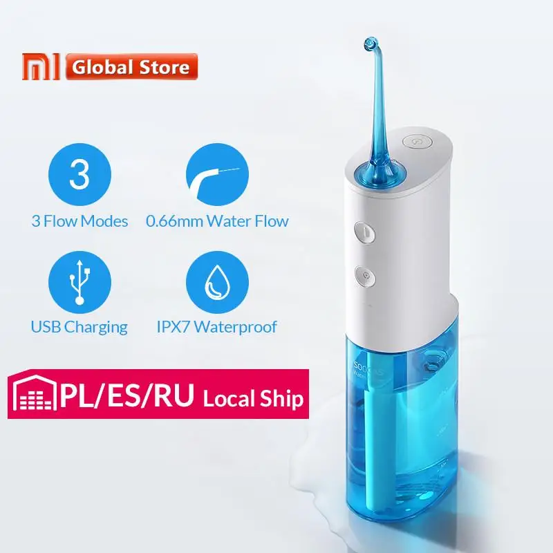 Xiaomi SOOCAS W3 ирригатор для полости рта портативный водный стоматологический Flosser