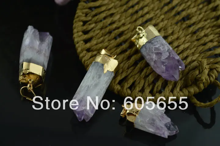 Drusy Geode подвески в форме цилиндра из фиолетового камня подходят для изготовления