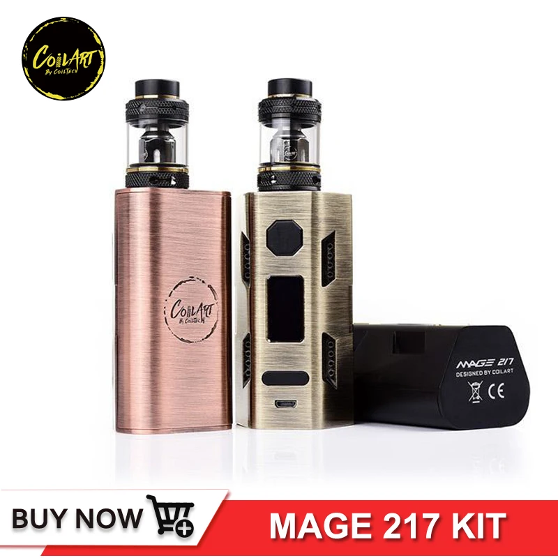 Оригинальные электронные сигареты наборы coilart MAGE 217 KIT W TC Box Mod питание от 21700 20700 18650