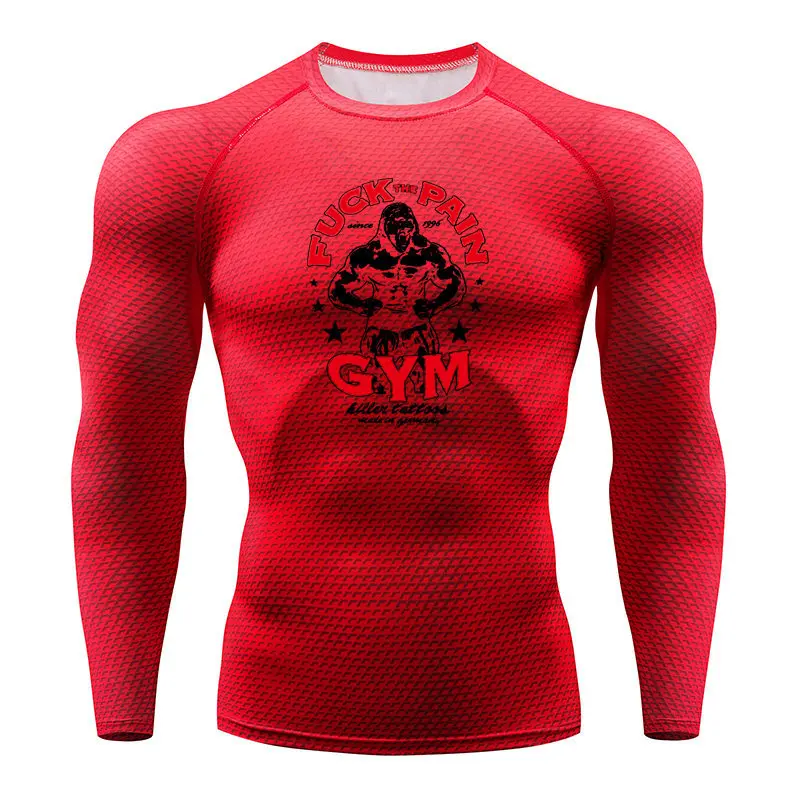 29 Мужская футболка для бега Gorilla Snake gym одежда для фитнеса Топ Рашгард одежда для футбола быстросохнущая спортивная мужская рубашка - Цвет: 29
