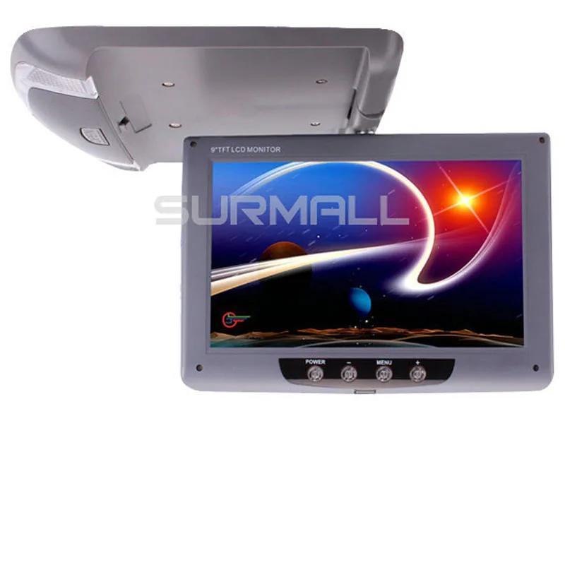 2015 Brand New Factory Price 9&quot inch Superthin Roof Mount LCD Car Monitor with LED Indicators Free Shipping | Автомобили и