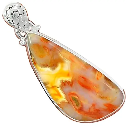 

Кулон из агата Lovegem, кулон из натурального серебра, 45 мм, AP3744