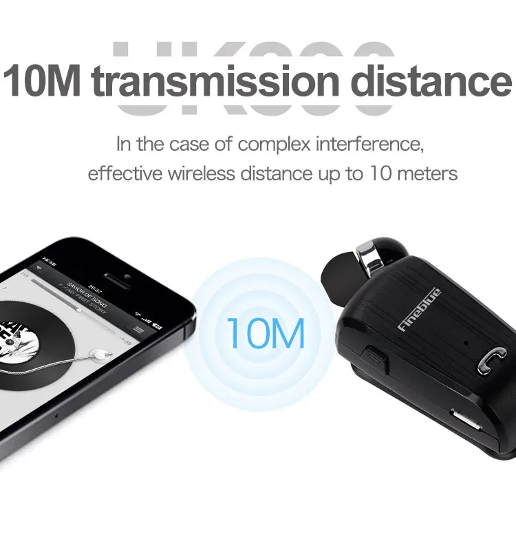 Fineblue L18 мини беспроводная бизнес Bluetooth гарнитура Спорт драйвер наушники