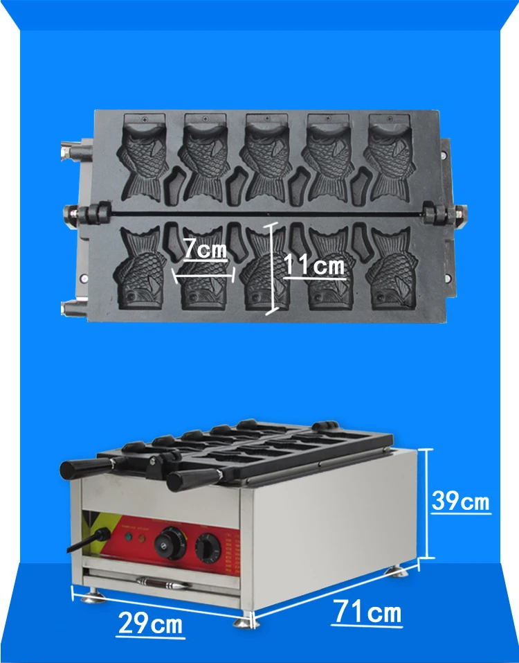Одобренный CE корейский аппарат для изготовления стаканчика-тайяки мороженого