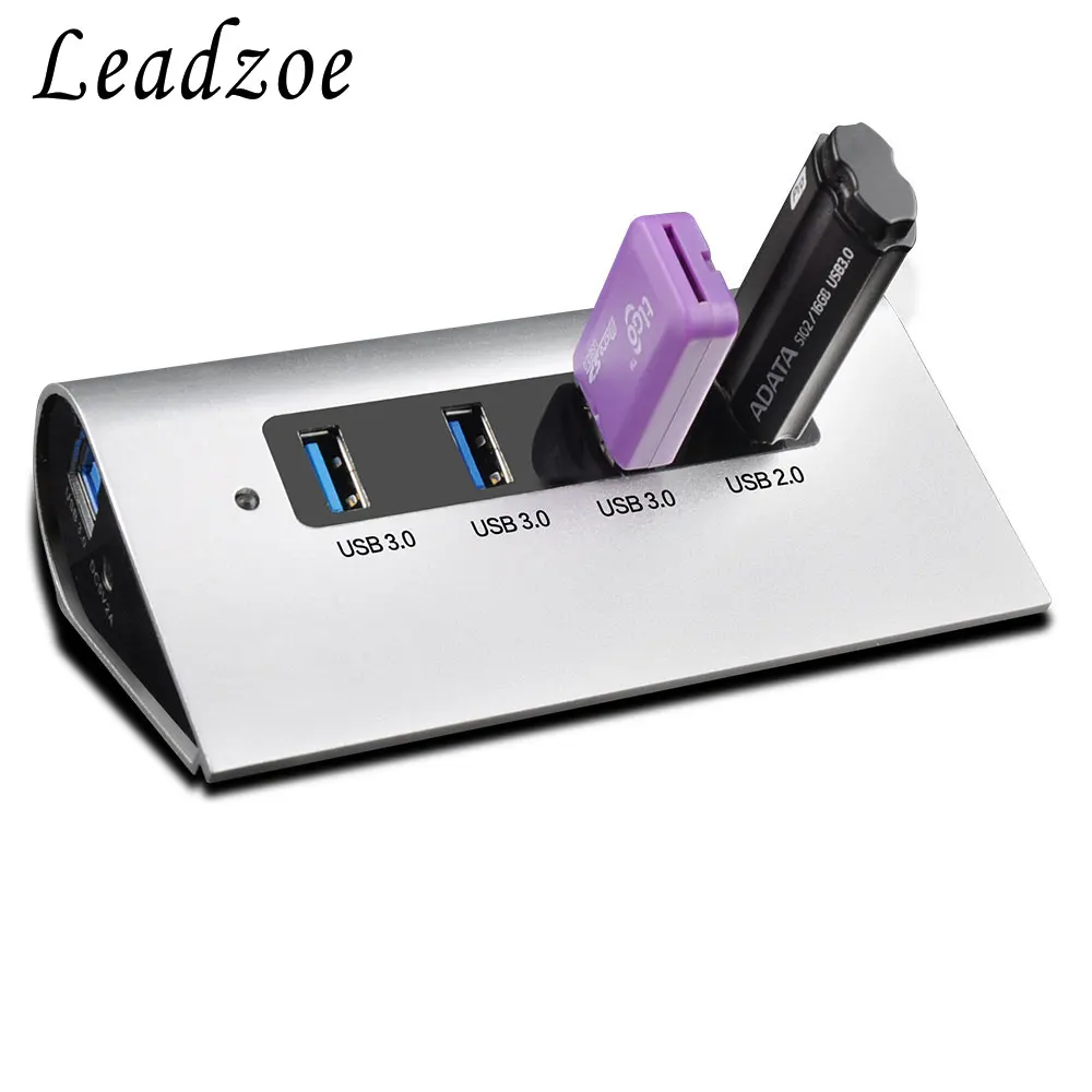 Usb-концентратор usb-разветвитель Leadzoe с 4 USB 3 0 портом концентратора и SD/Micro SD/TF