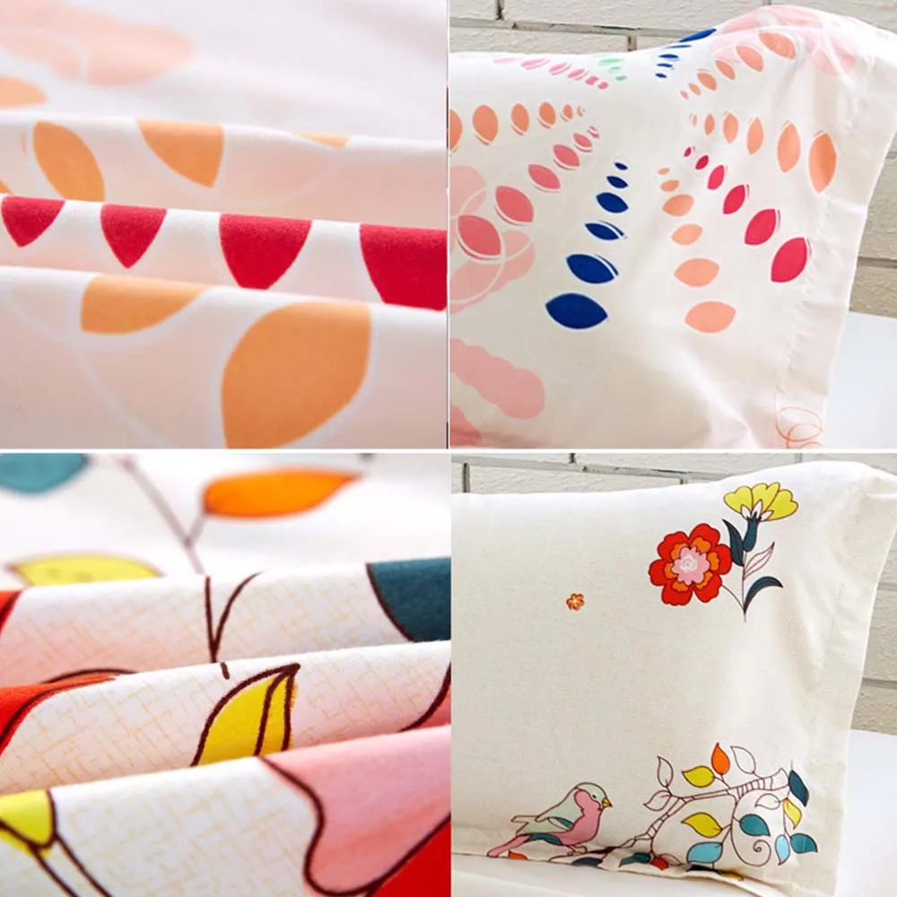 

1.5m Pillow Cover Long pillowcases for Couple Wedding Double Use Pillowcase Home Bedding Hotel Floral Printing Pillow Cover