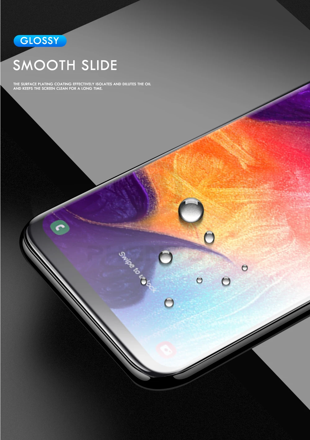 Передняя+ задняя 0,1 мм Защитная пленка для samsung A30 A50 A10 A20 гелевая Защитная пленка для galaxy a80 M10 M20 a60 3D Гидрогелевая пленка