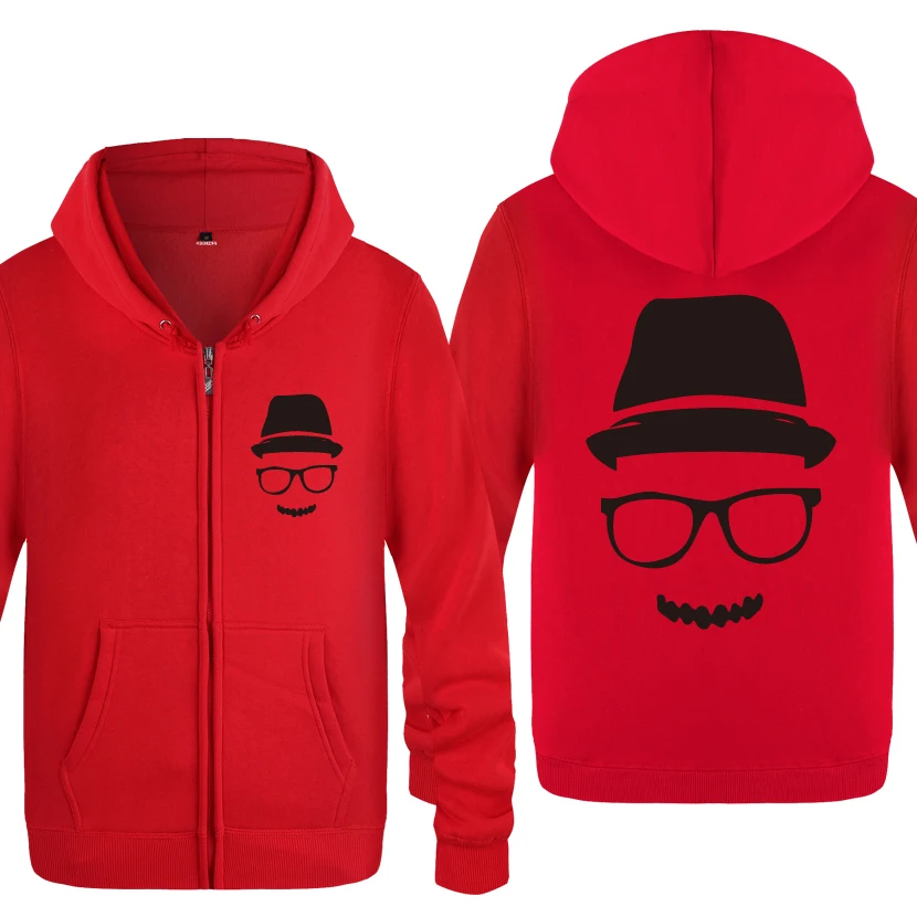 

Poping Streetwear Hip Hop Hoodies Men 2018 Men's Fleece Zipper Cardigans Hooded Sweatshirts