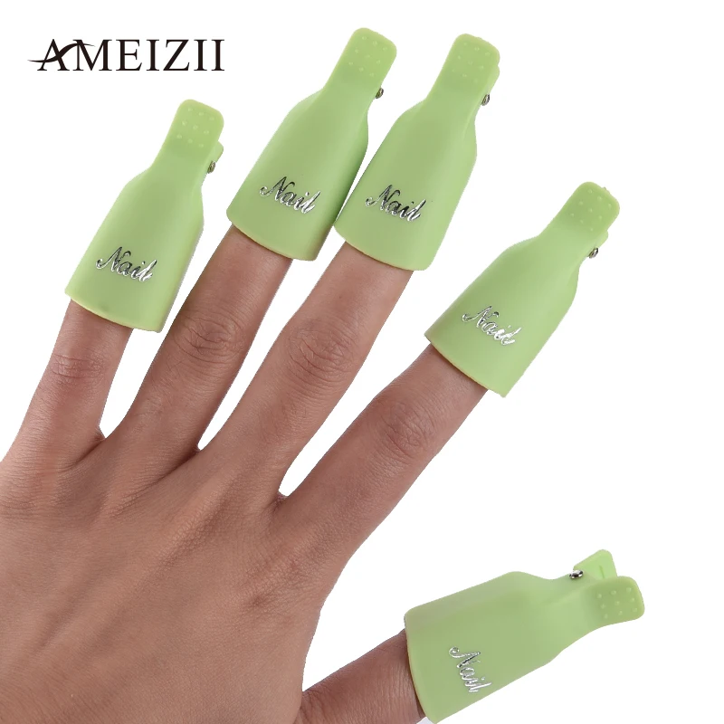 Ameizii Горячая продажа 10 шт./компл. красочные пластиковые ногтей искусство личная