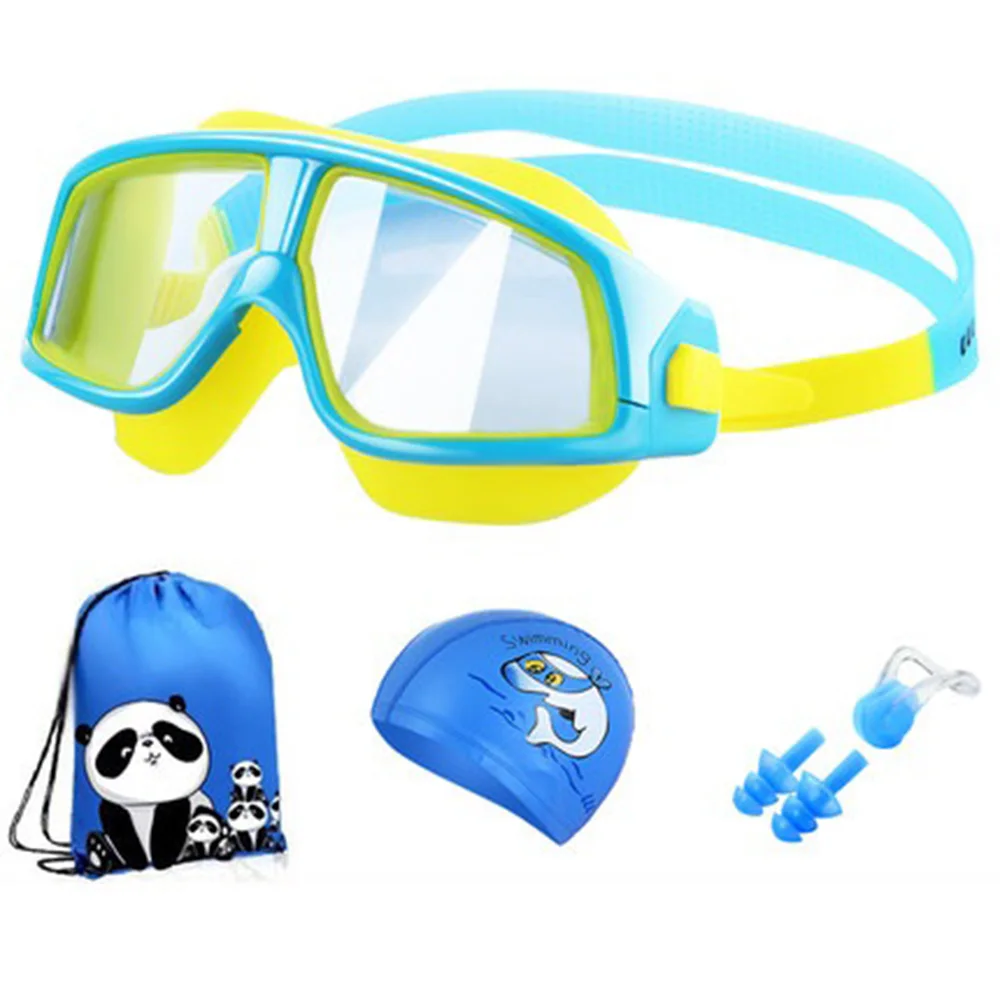 YOUYOU большой система антитуман УФ очки для плавания детские ветрозащитный