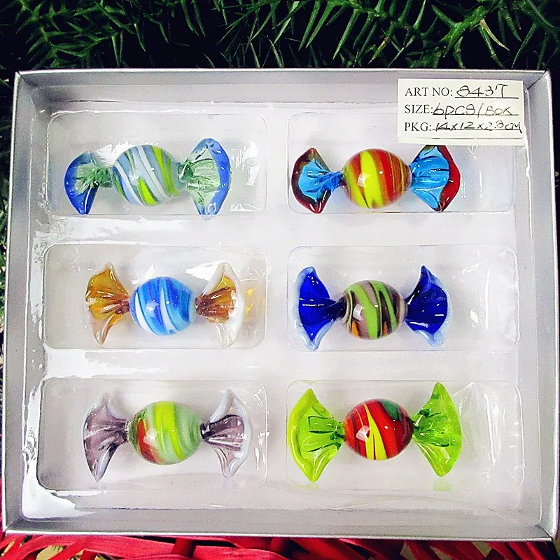 6 шт. под заказ старину ручной выдув с муранским винтом резьба искусственное