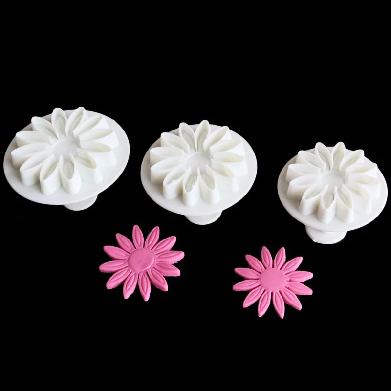 3 шт./компл. резак для печенья цветов помадки торта