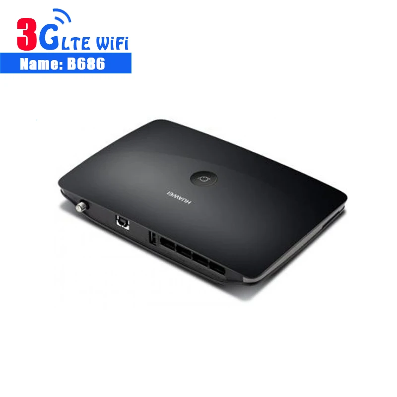 Разблокированный Huawei B686 28 Мбит/с 3G HSPA + беспроводной Wi Fi Шлюз с 4 портами локальной