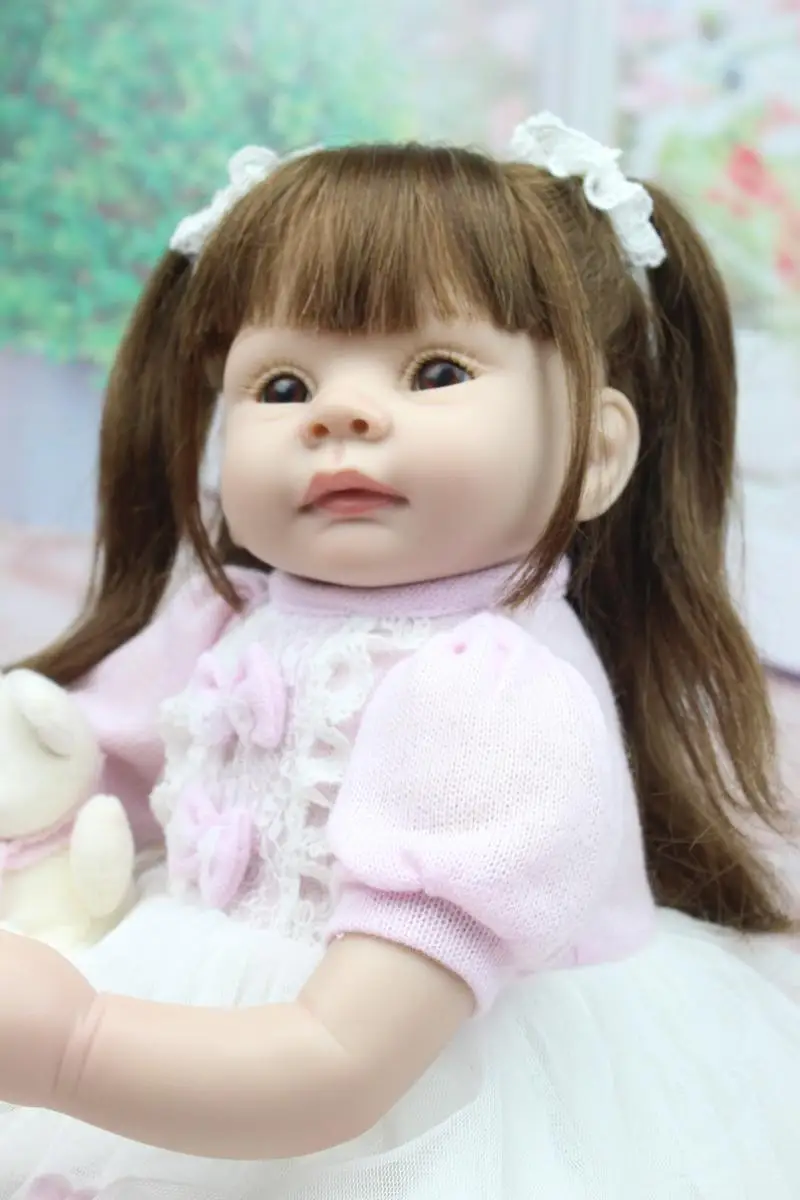 Kawaii 55 см детские игрушки для девочек кукла девочка реалистичные куклы