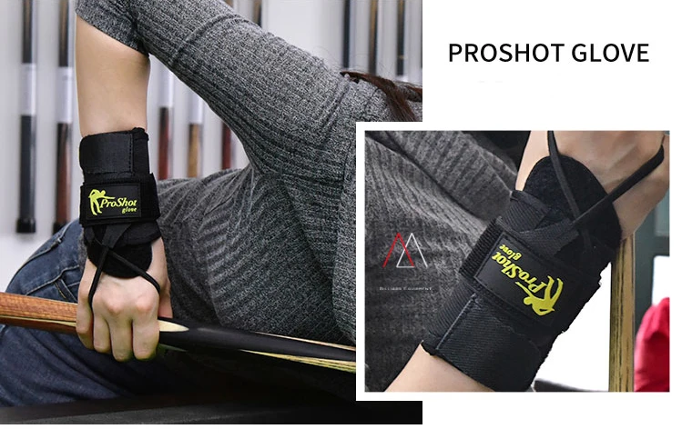 Proshot тренировочные перчатки для бильярдных игроков, профессиональные защитные перчатки для запястья для бильярдного бассейна, аксессуары для снукера, для тренировок
