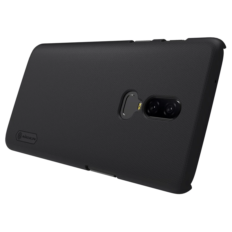 Чехол для oneplus 6, 6,28 дюймов, NILLKIN, Матовый ПК, матовая жесткая задняя крышка с подарочным держателем для телефона, one plus 6, чехол для телефона