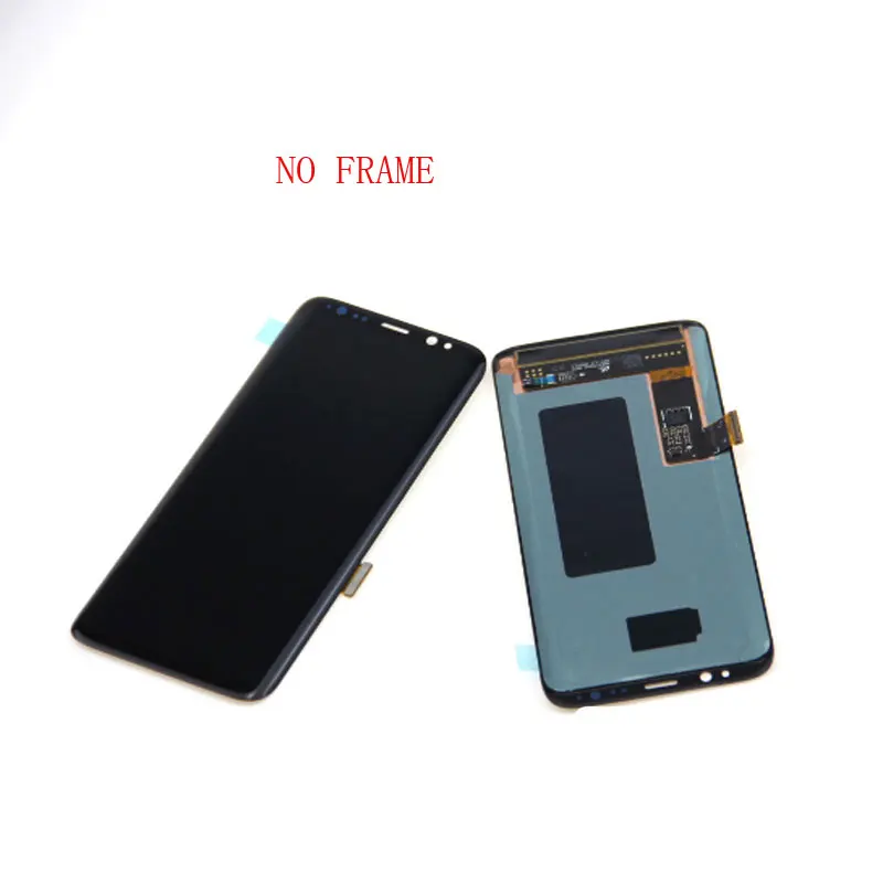 Для samsung Galaxy S8 G950 G950g 950f затененный ЖК-дисплей с сенсорным экраном сменный комплект