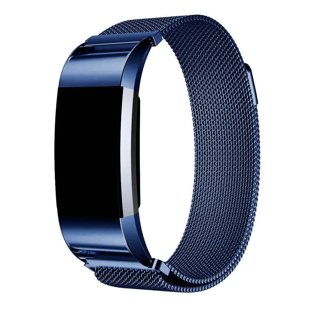 Магнитный ремешок из нержавеющей стали для Fitbit Charge 2 сменный fitbit Charge2 браслет
