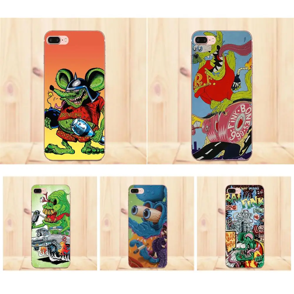 Maerknon Tales of the Rat Fink для Samsung Galaxy A3 A5 A7 J1 J2 J3 J5 J7 2015 2016 2017 роскошный