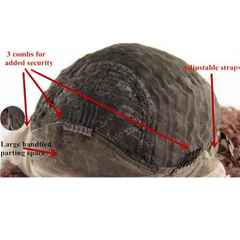 Pervado волосы афро кудрявые прямые черные цвета синтетические кружевные передние