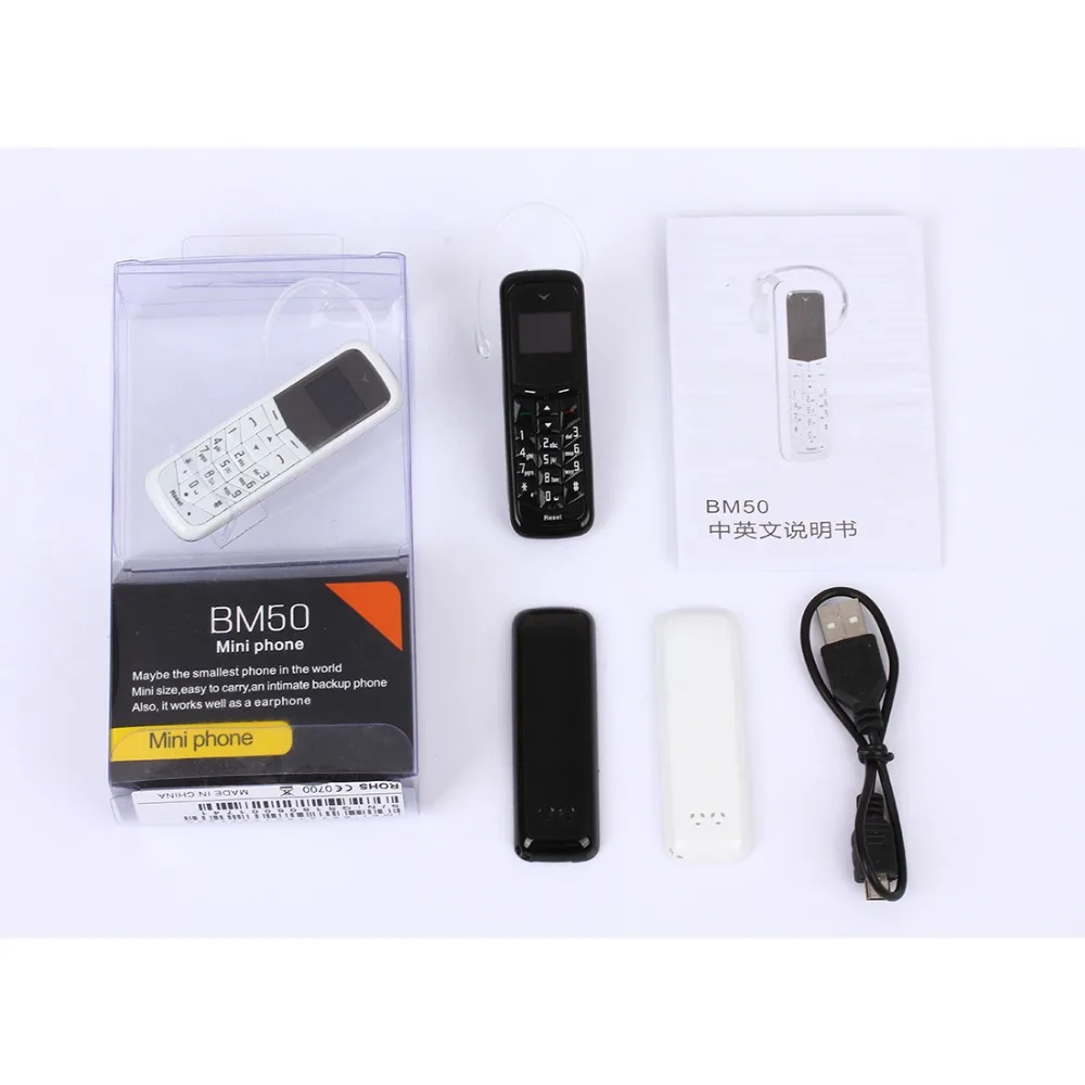 AEKU GT Star BM50 разблокированный bluetooth мини мобильный телефон наборное устройство 0 66