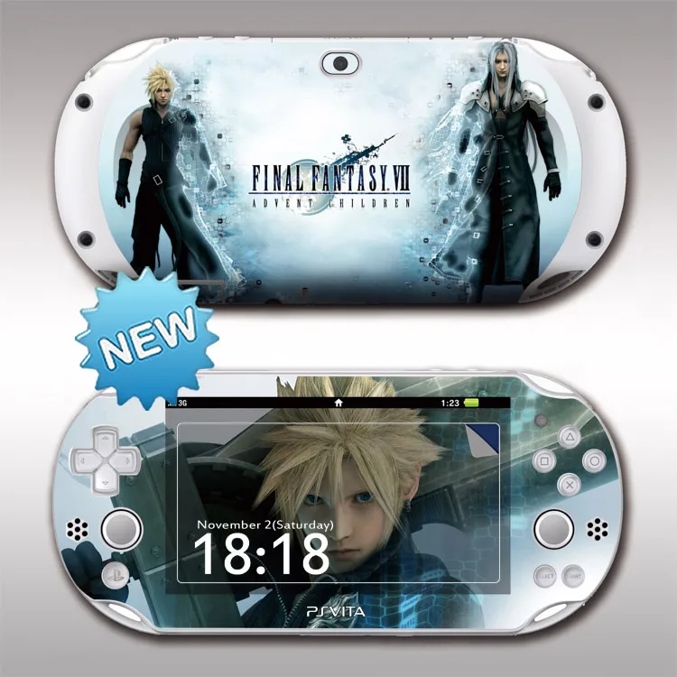 Передняя и задняя защитные стикеры для Sony PS vita 2000 Monster Hunter PSV2000 Виниловая наклейка