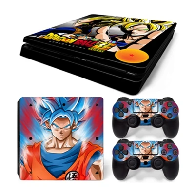 TN-PS4Slim-1829 Dragon Ball Super PS4 тонкая наклейка для игровой станции 4 Тонкая консоль контроллеры виниловые наклейки защитная крышка для игры - Цвет: TN-PS4Slim-1829