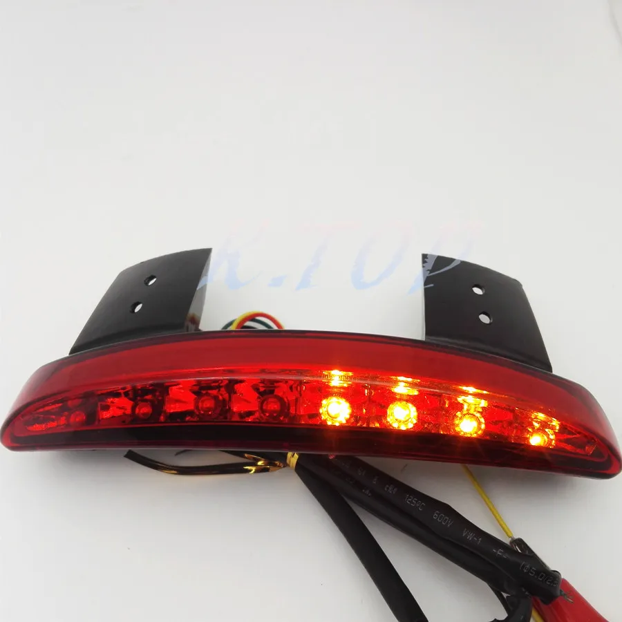 ZORBYZ красный светодиодный нарезанный брызговик кромка задний тормоз ходовой