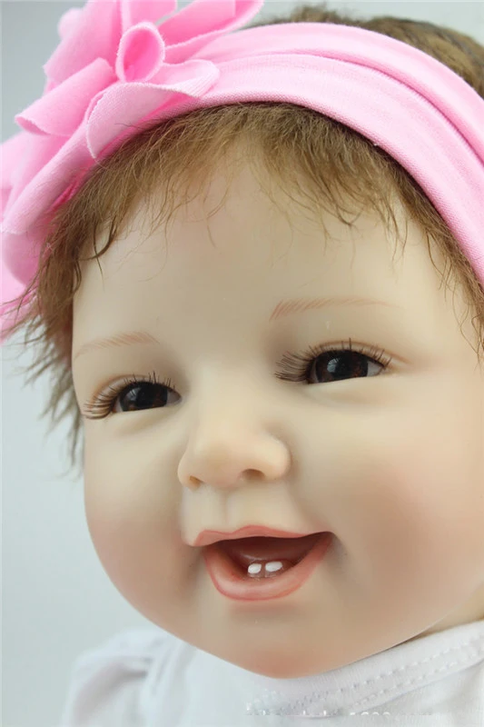 55 см Reborn Baby Dolls виниловый силиконовый реалистичный живой Мягкий Младенец Малыш новорожденный игрушка дети мальчик девочка день рождения Рождество подарок