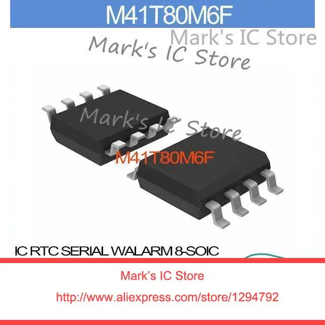 M41T80M6F IC RTC серийный WALARM 8-SOIC M41T80M6 41T80 M41T80 41T80M M41T8 41T80M6 | Электронные компоненты и