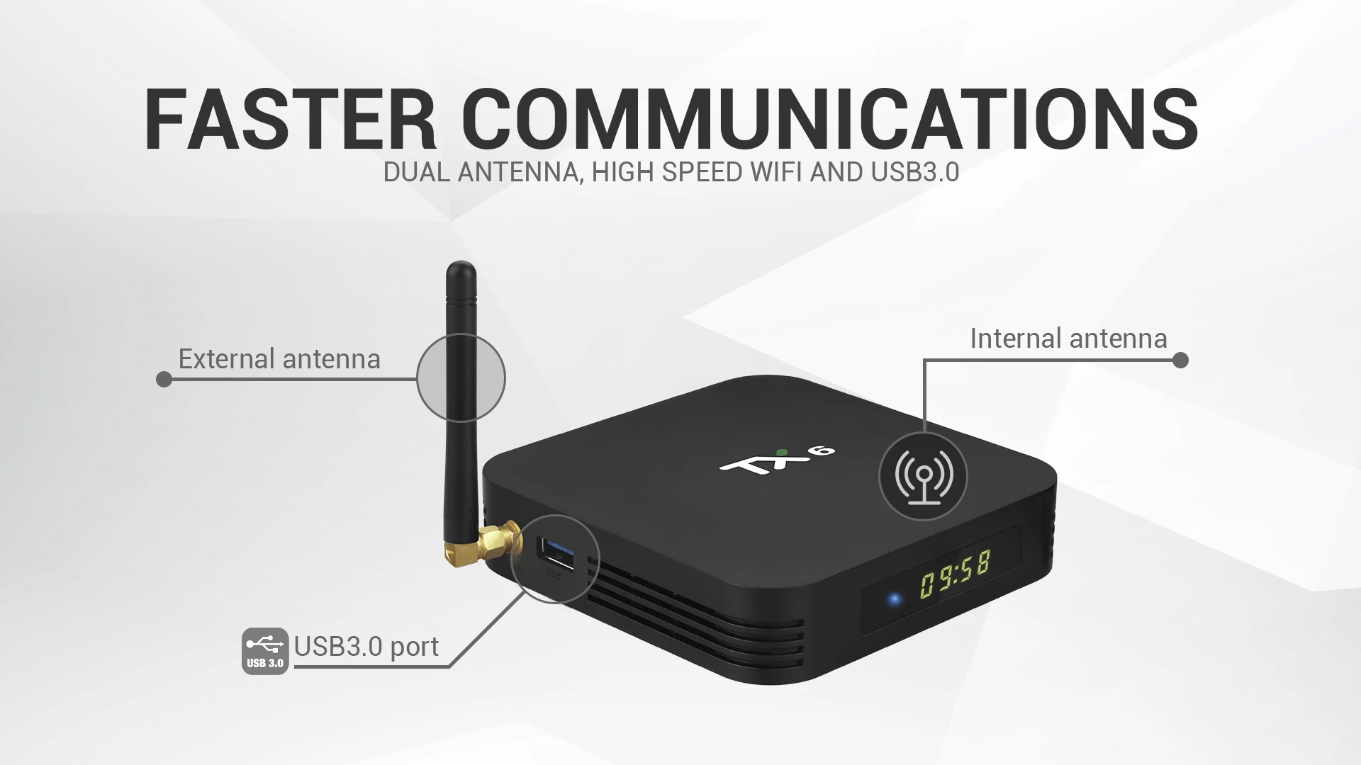 TX6 Smart tv BOX Android 9,0 Allwinner H6 четырехъядерный USB 3,0 4G/64G 2,4G/5G двойной wifi BT4.1 4K HD Neftflix Google телеприставка