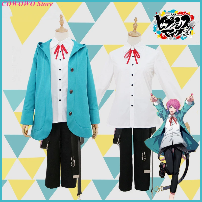 

Anime!Japanese Voice Actor Division Rap Battle DRB Amemura Ramuda Hypnosis Mic easy R Uniform Suit Cosplay Costume Free Shipping