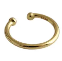 1Pc ER18164-4 Gold F.I.N.S 1 шт. S925 чистые стерлинговые серебряный крючок для уха манжеты цепи двухслойные женские серьги стекируемые корейский клип серьги без шт - Окраска металла: 1Pc ER18164-4 Gold