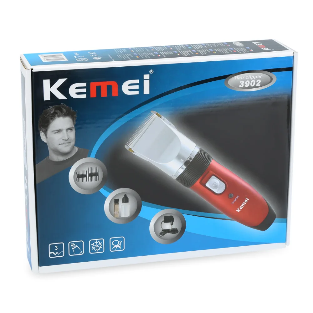 Kemei KM 3902 Профессиональная стрижка волос для взрослых поршневые путешествий