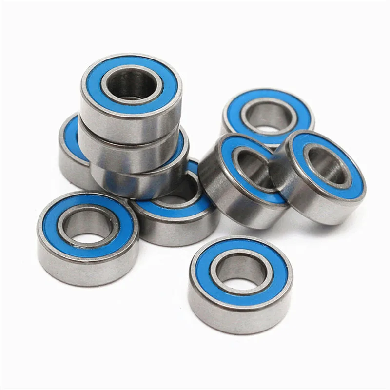 Высокое качество 10 шт. ABEC-5 MR106-2RS MR106 2RS MR106 RS MR106RS 6x10x3 мм синий резиновый герметичный миниатюрный глубокий шаровой подшипник