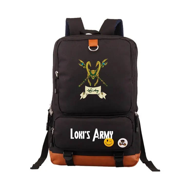 043004 Новые комиксы Локи армейский рюкзак школьные сумки Bookbag Косплей Дети Подростки плечо ноутбук дорожные сумки подарок - Цвет: 043004