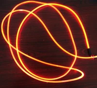 2mm solid core side glow fiber optic light cable side emitting optic fiber lighting