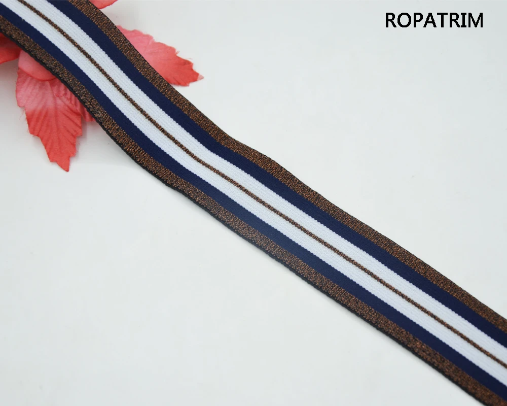 Новая мода 10 ярдов около 4 см блестящий синий/серебристый/кофейный цвет