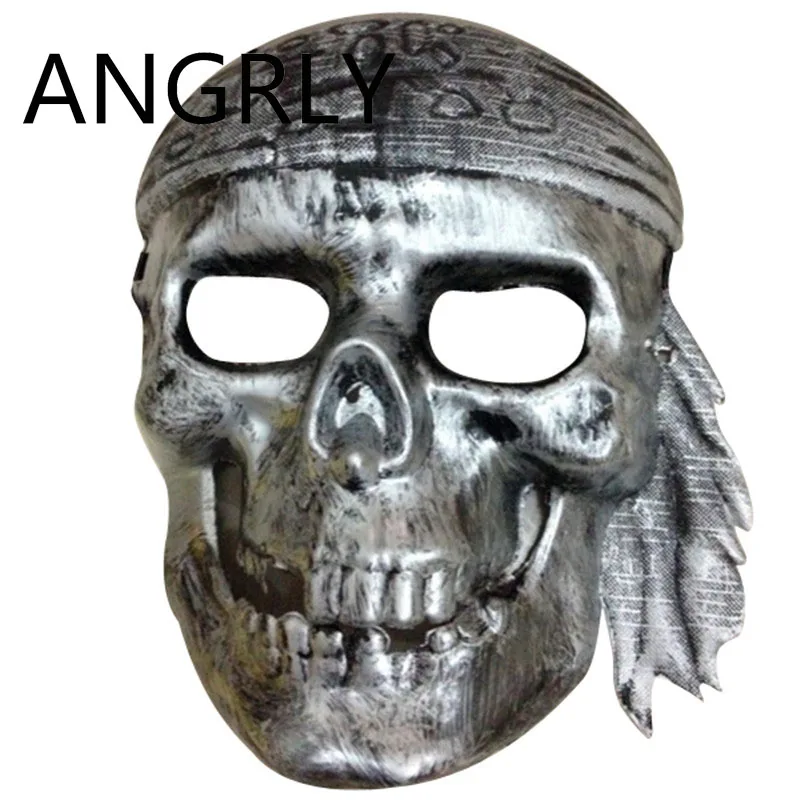 Ангрли мяч Хэллоуин реквизит маска ужаса призрак Фестиваль Карибского моря