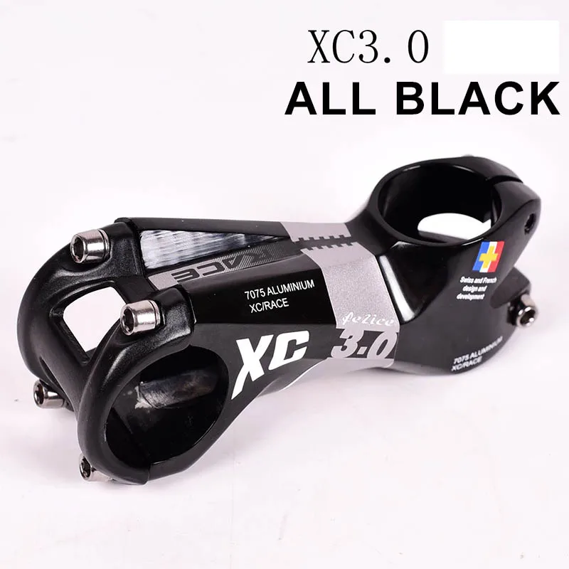 Black ZTTO руль для велосипеда 31,8 мм алюминиевый сплав ультра-светильник XC3.0 AM MTB Горный шоссейный велосипед - Цвет: Black