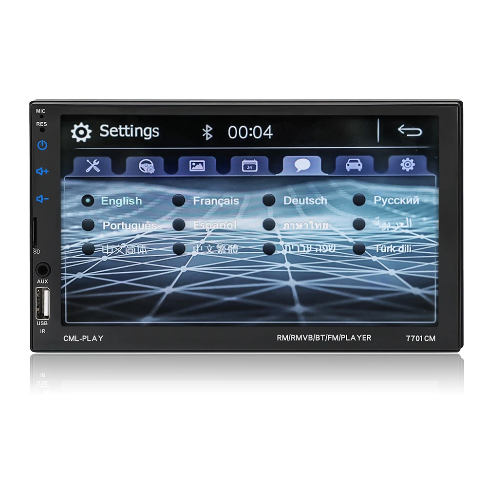 Mirror link Android 8,0 2 din автомобильное радио Авторадио 7 ''мультимедийный плеер Bluetooth handsfree FM/SD/USB камера заднего вида автомобильное радио