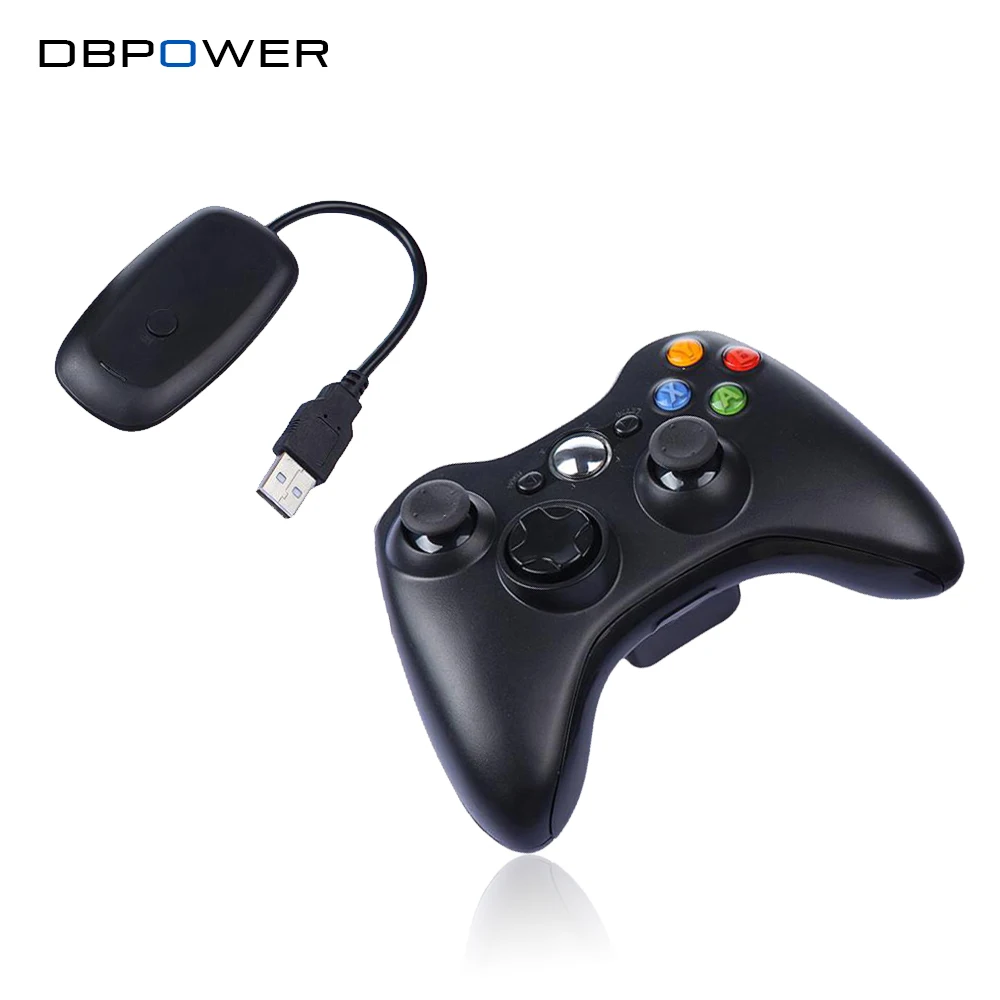 Dbpower Беспроводной контроллер для Xbox 360 игр Джойстик Геймпад пульта официальный