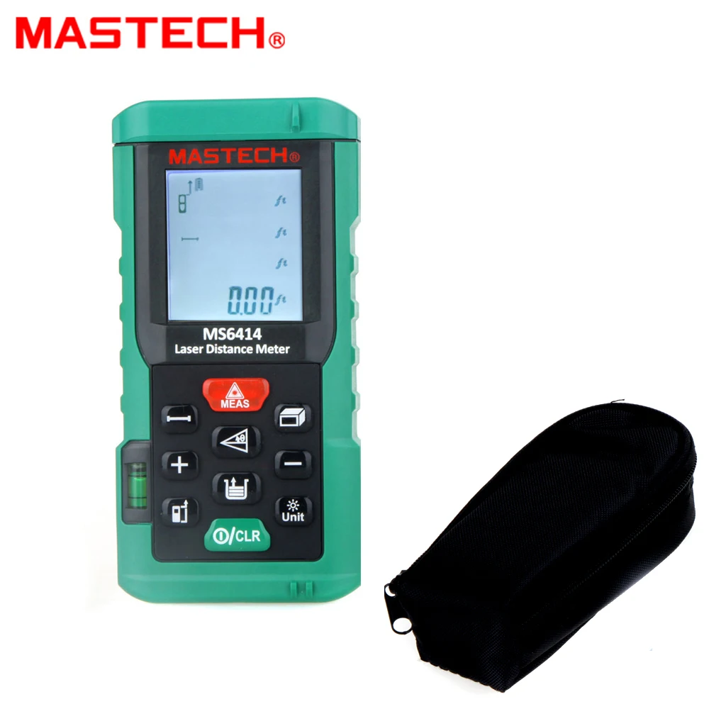 Оригинальный MASTECH MS6416 60 м лазерный дальномер рулетка уровень инструмент |